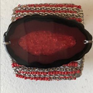 Agate Cuff Bracelet